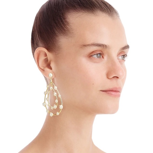 J. Crew Oversized pearl teardrop earrings - Picture 5 of 7